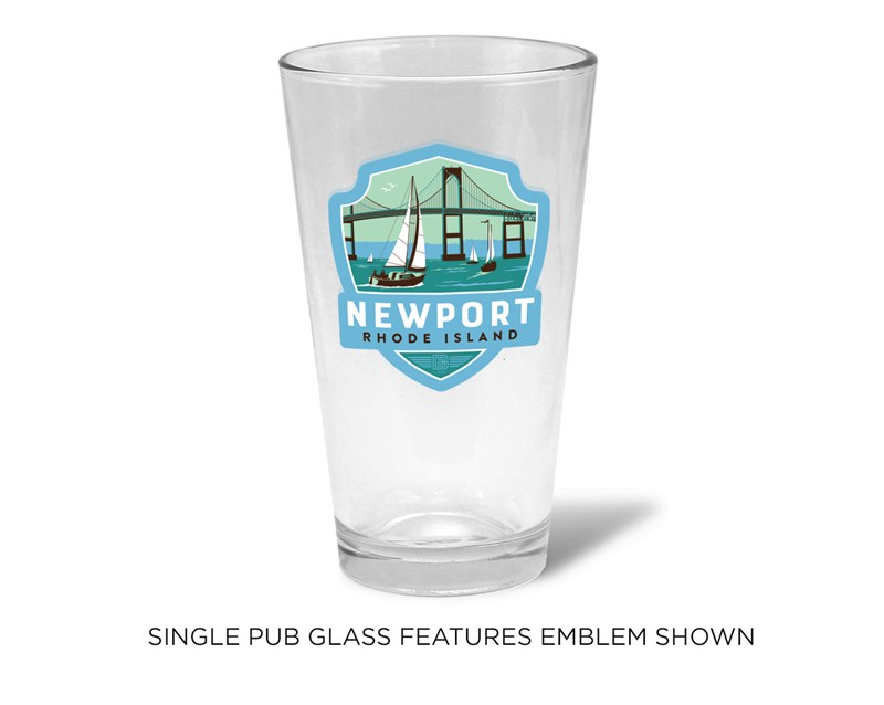 Newport, RI Bridge Emblem Pub | Made in the USA