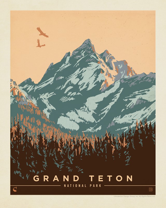 Grand Teton NP Morning Glory| 8" x10" Print