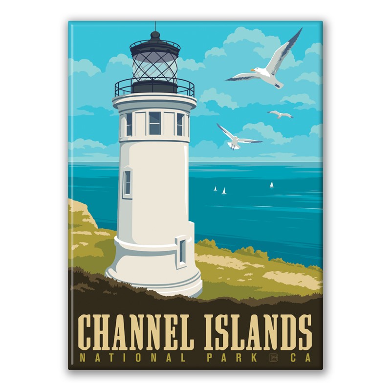 Channel Islands NP Anacapa Lighthouse Magnet| American Made Magnet