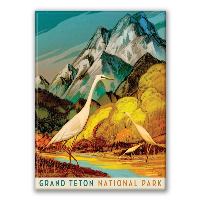 Grand Teton NP Autumn Glory Magnet| American Made Magnet