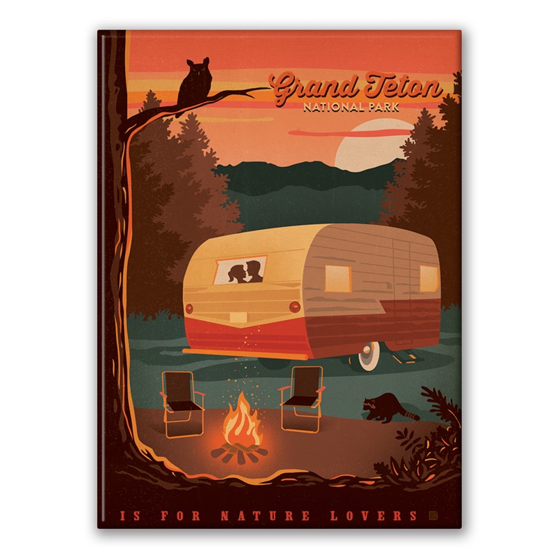 Grand Teton NP is for Nature Lovers Magnet| American Made Magnet