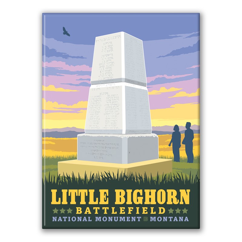 Little Bighorn Battlefield NM Magnet| American Made Magnet