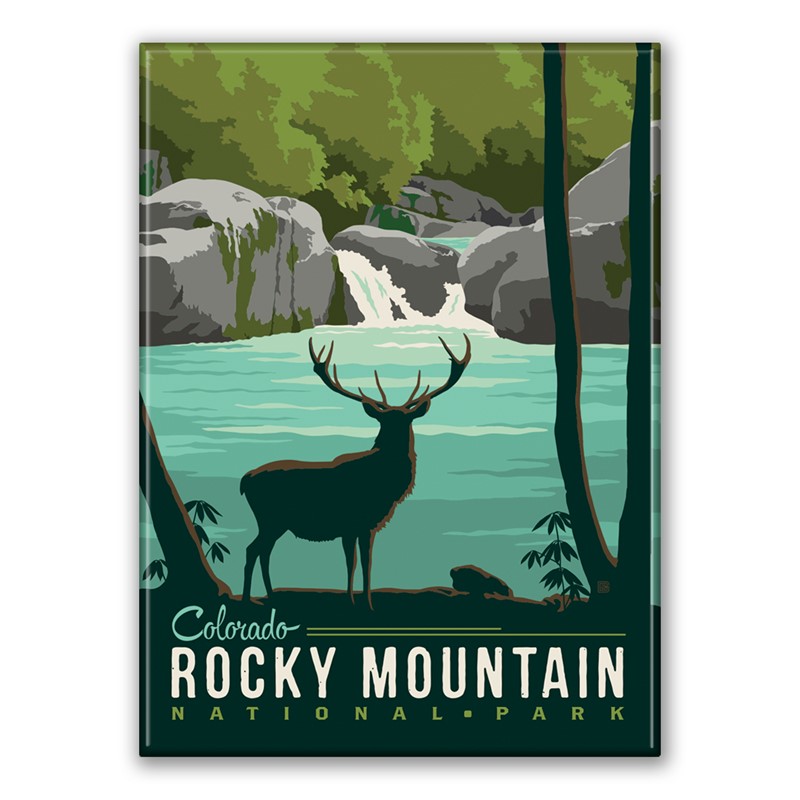 Rocky Mountain NP Deer Lake Magnet| American Made Magnet