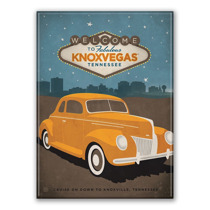 KnoxVegas Magnet| Metal Magnet