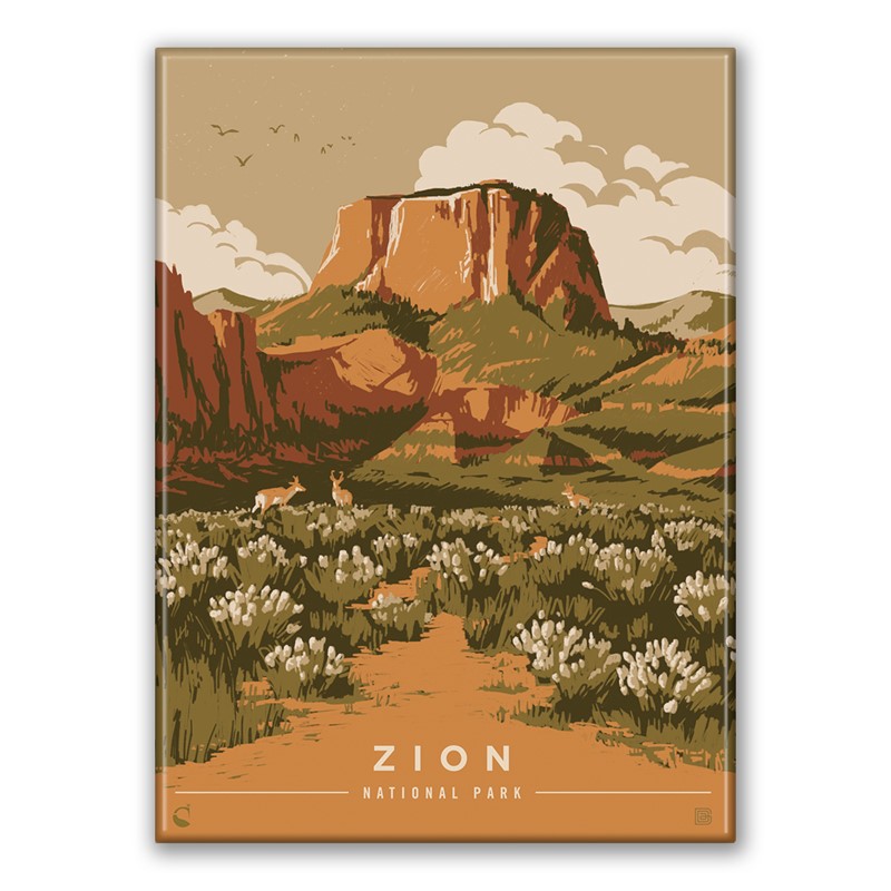 Zion NP The Promised Land Magnet | Made in the USA