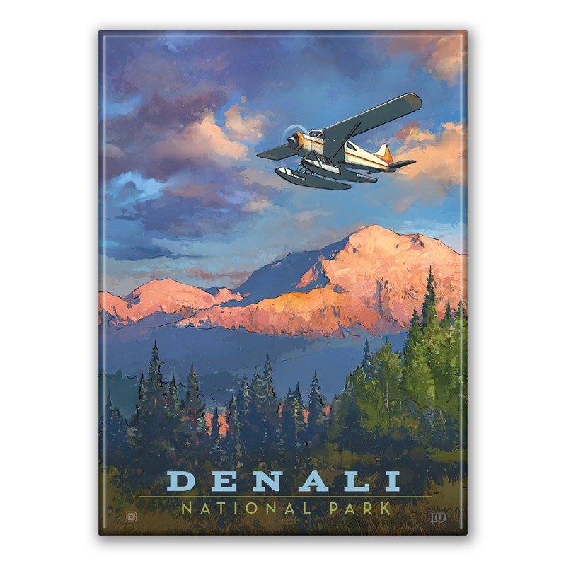 Denali NP Back Country Magnet | Metal Magnet