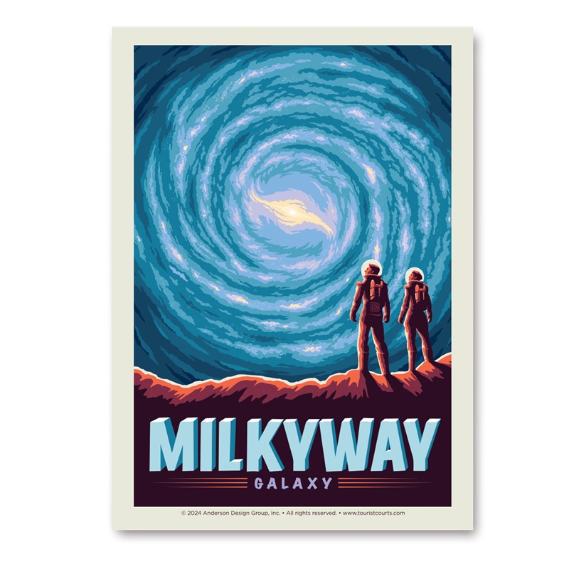 Milky Way Galaxy Vert Sticker | Vertical Sticker