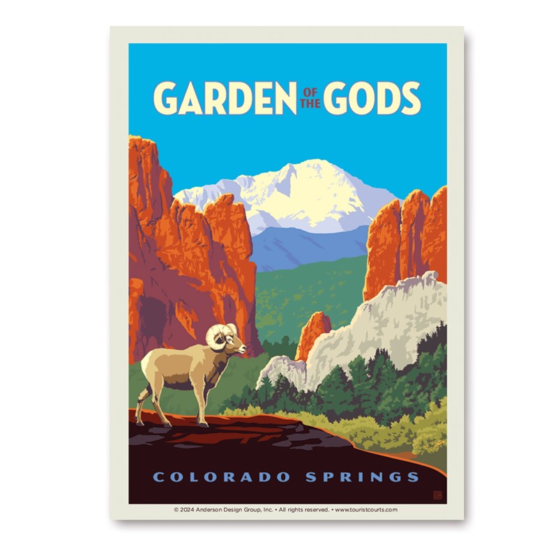 Garden of the Gods CO Bighorn Sheep| Vertical Sticker