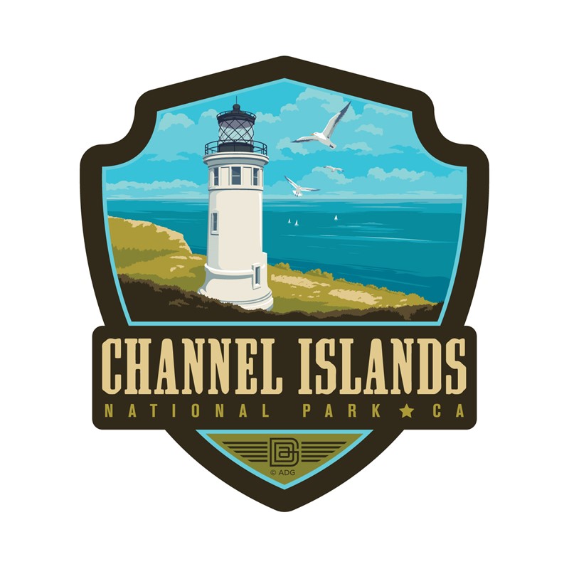 Channel Islands NP Anacapa Lighthouse| Emblem Sticker