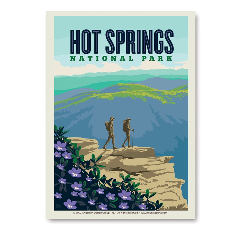 Hot Springs NP Hikers | Vertical Sticker