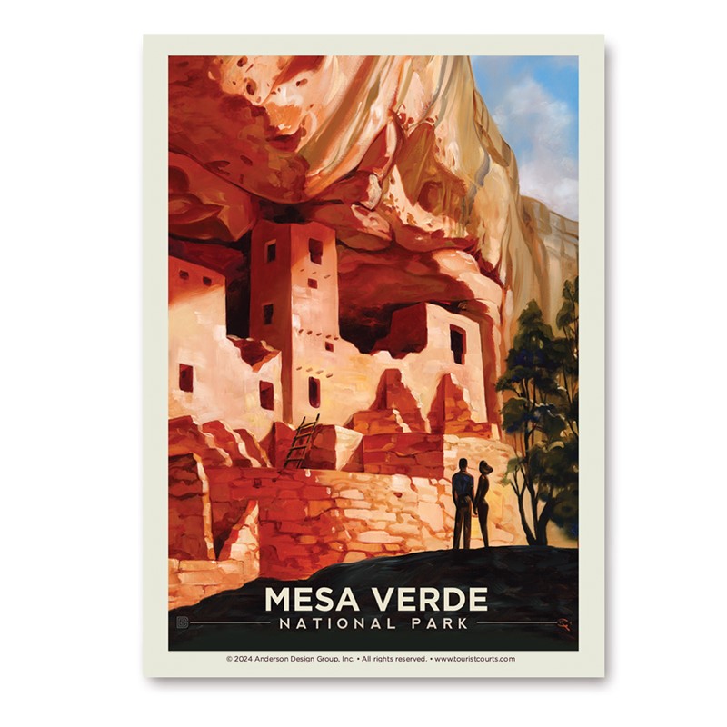 Mesa Verde NP Cliffside Treasure| Vertical Sticker
