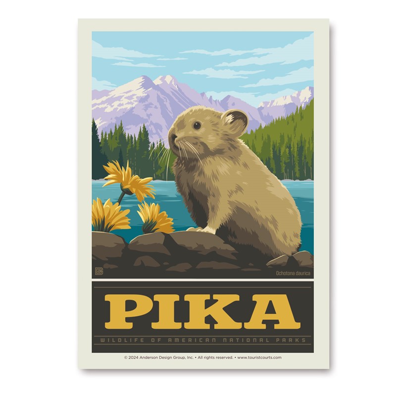 Wildlife Pika| Vertical Sticker