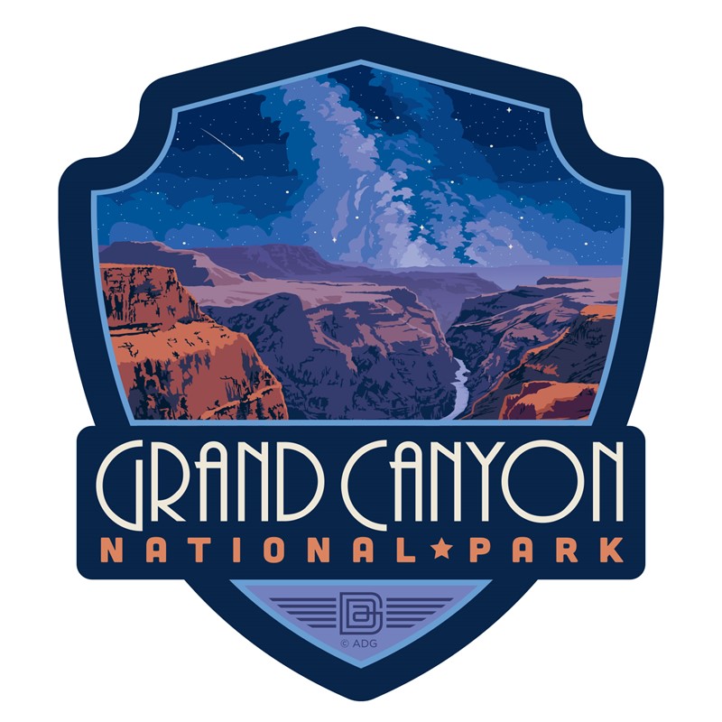 Grand Canyon NP Star Gazing Emblem Sticker| American Made