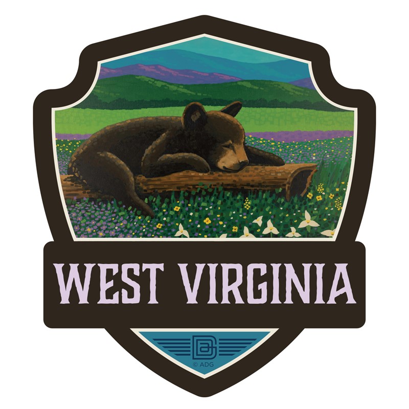 West Virginia Wildflower Heaven Emblem Sticker | American Made
