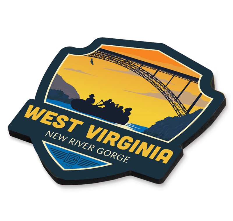New River Gorge West Virigina Emblem| American Made