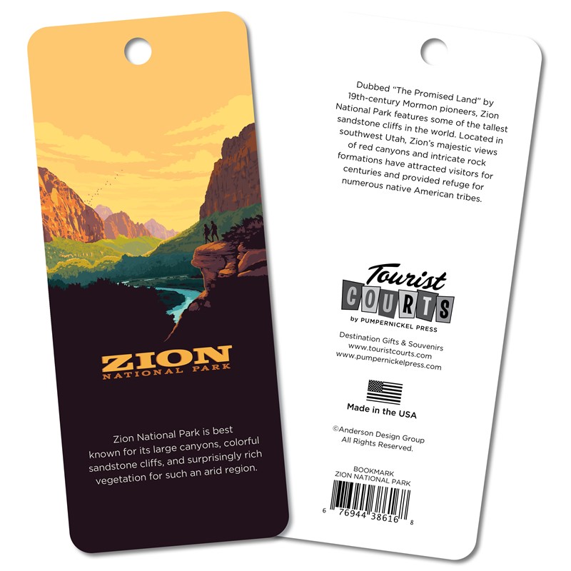Zion NP 100th Anniversary Bookmark| Bookmarks