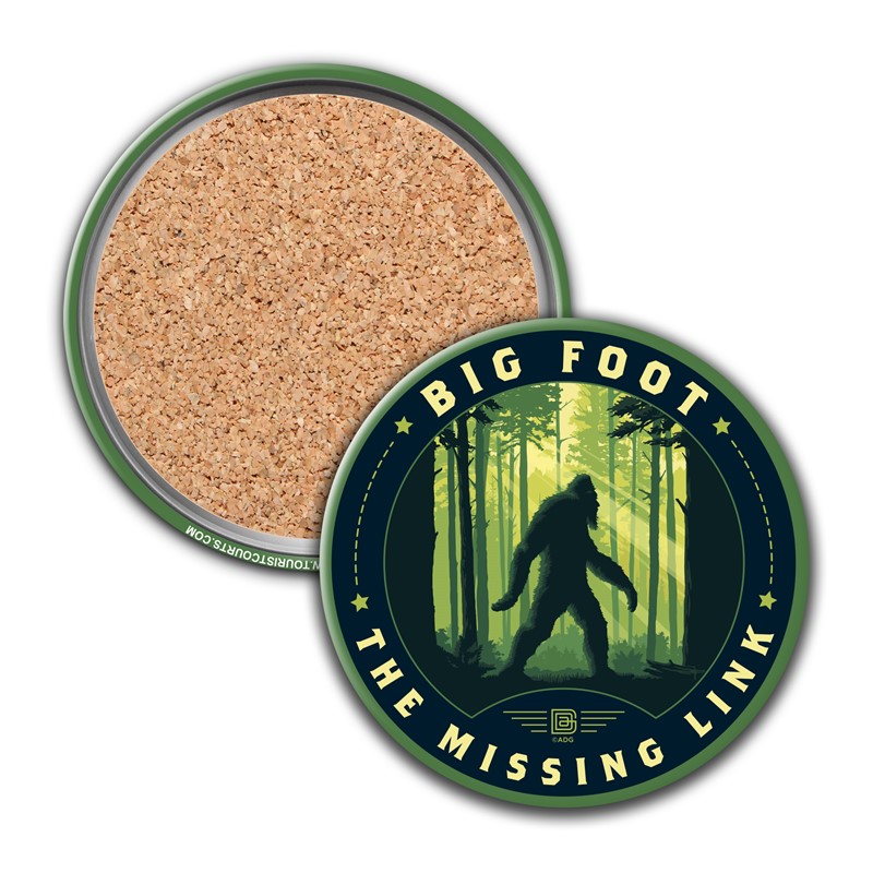 Bigfoot The Missing Link Circle Coaster| USA Made