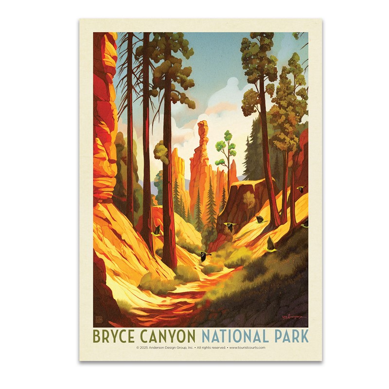 Bryce Canyon NP Among the Hoodoos Postcard| USA Made