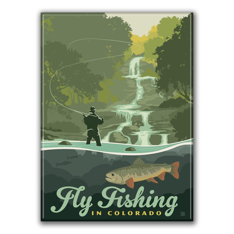 Colorado Fly Fishing Magnet| American Made Magnet