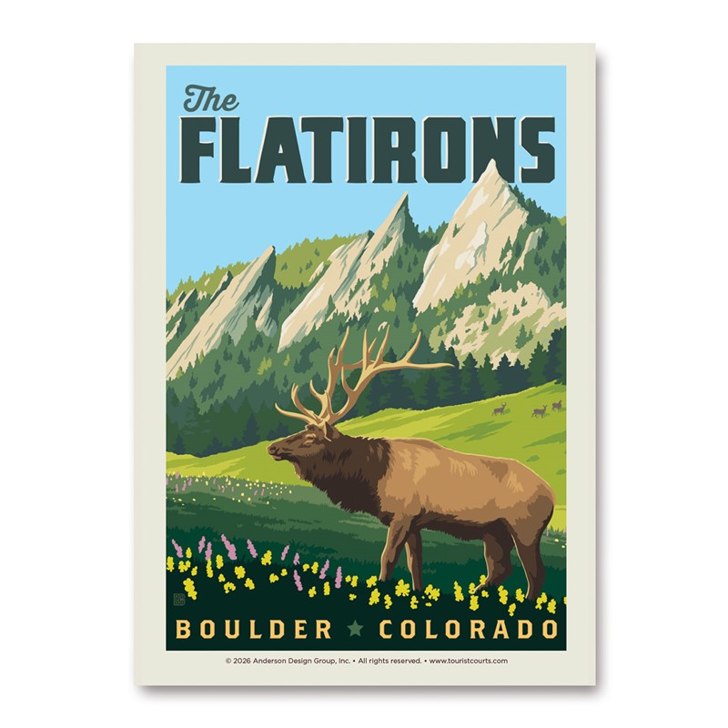 The Flatirons CO Vertical Sticker | Vertical Sticker