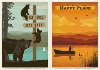 Bears Signpost & Happy Place | Made in the USA