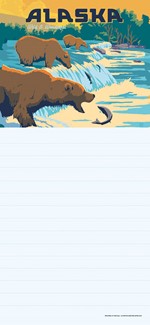 Alaska Fishing Bears | American made list pads