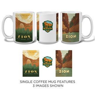 Zion Double & Patch Mug | National Parks mugs