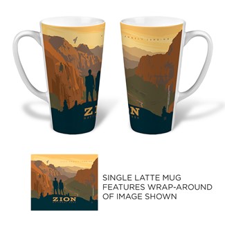 Zion Angel's Landing Latte Mug