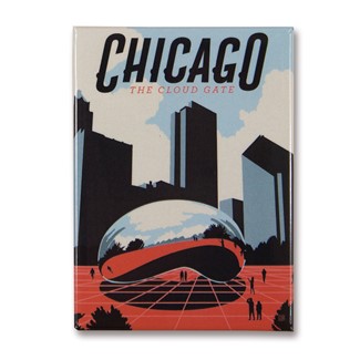 Chicago Millennium Park Magnet | American made magnets