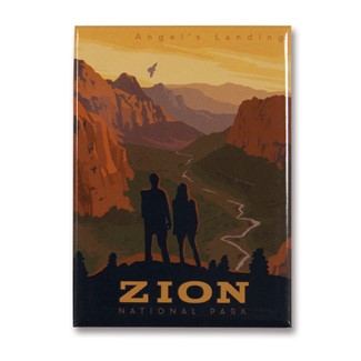 Zion NP Angel's Landing Magnet | National Park themed magnets