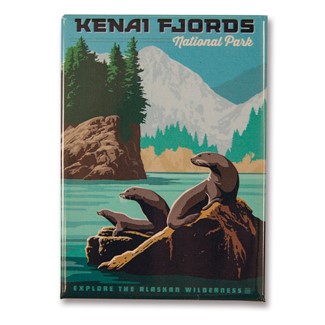 Kenai Fjords Magnet | Made in the USA