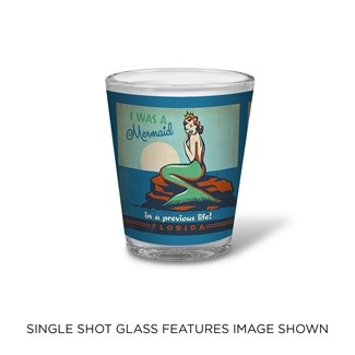 Florida Mermaid Shot Glass | Mermaid Shot Glass