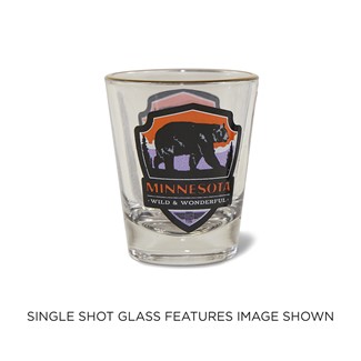 MN Bear Shot Glass | Bear Shot Glass