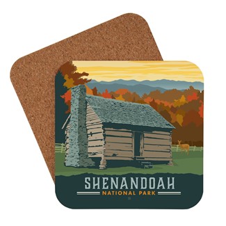 Shenandoah Cabin | American Made Coaster
