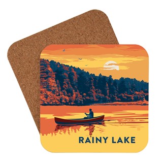Rainy Lake Canoe Coaster