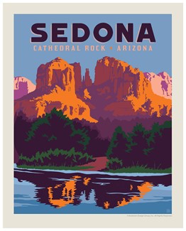 Sedona Cathedral Rock 8" X 10" Print