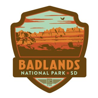 Badlands NP Emblem Sticker