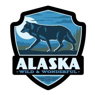 Alaska Wolf | Emblem Sticker