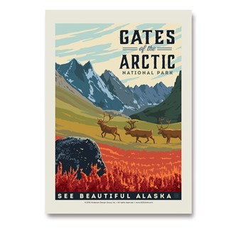Gates of the Arctic NP | Vertical Sticker