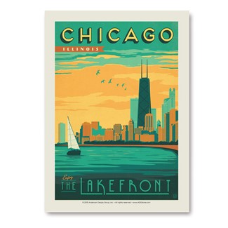 Chicago Lakefront | Vertical Sticker