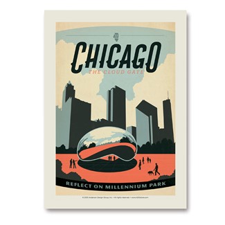 Chicago Millennium Park | Vertical Sticker