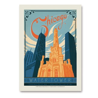 Chicago Water Tower | Vertical Sticker