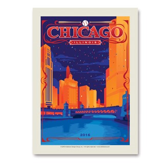 Celebrate Chicago | Vertical Sticker