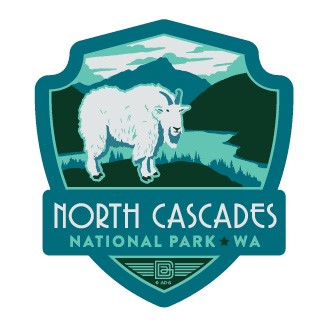 North Cascades NP Emblem Sticker