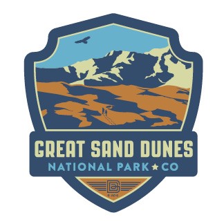 Great Sand Dunes NP Emblem Sticker