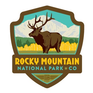 Rocky Mountain Elk | Emblem Sticker