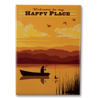 My Happy Place Magnet | Metal Magnet