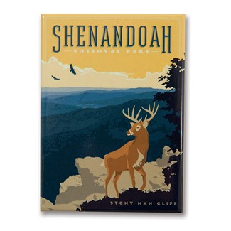 Shenandoah Buck Overlook Magnet | Metal Magnet