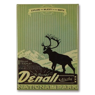 Denali Explore Majesty Metal Magnet