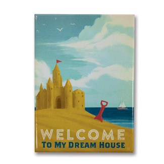 My Dream House Magnet | Metal Magnet